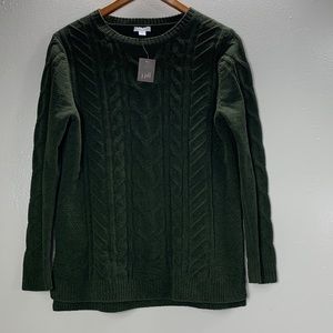 J. Jill Women’s Green Long Sleeves Pull Over Sweater Size S